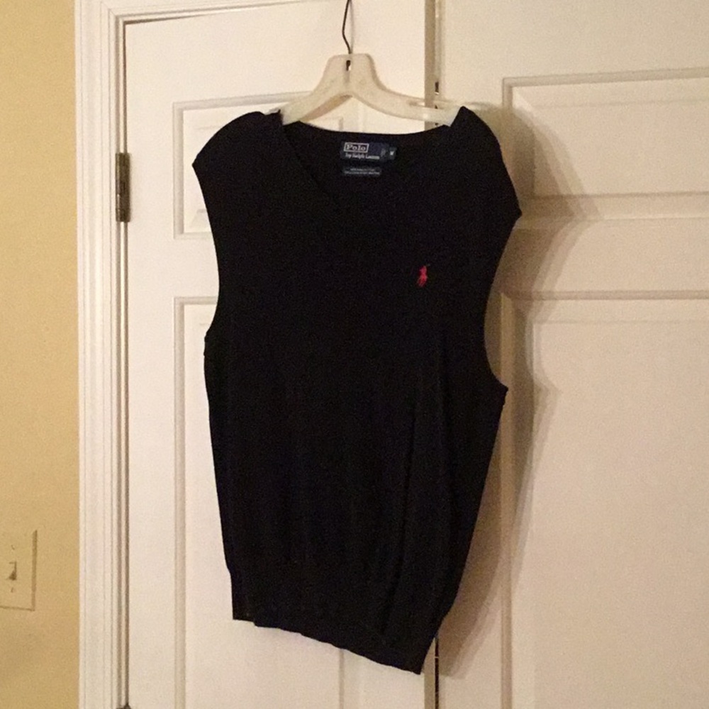 Navy Polo vest